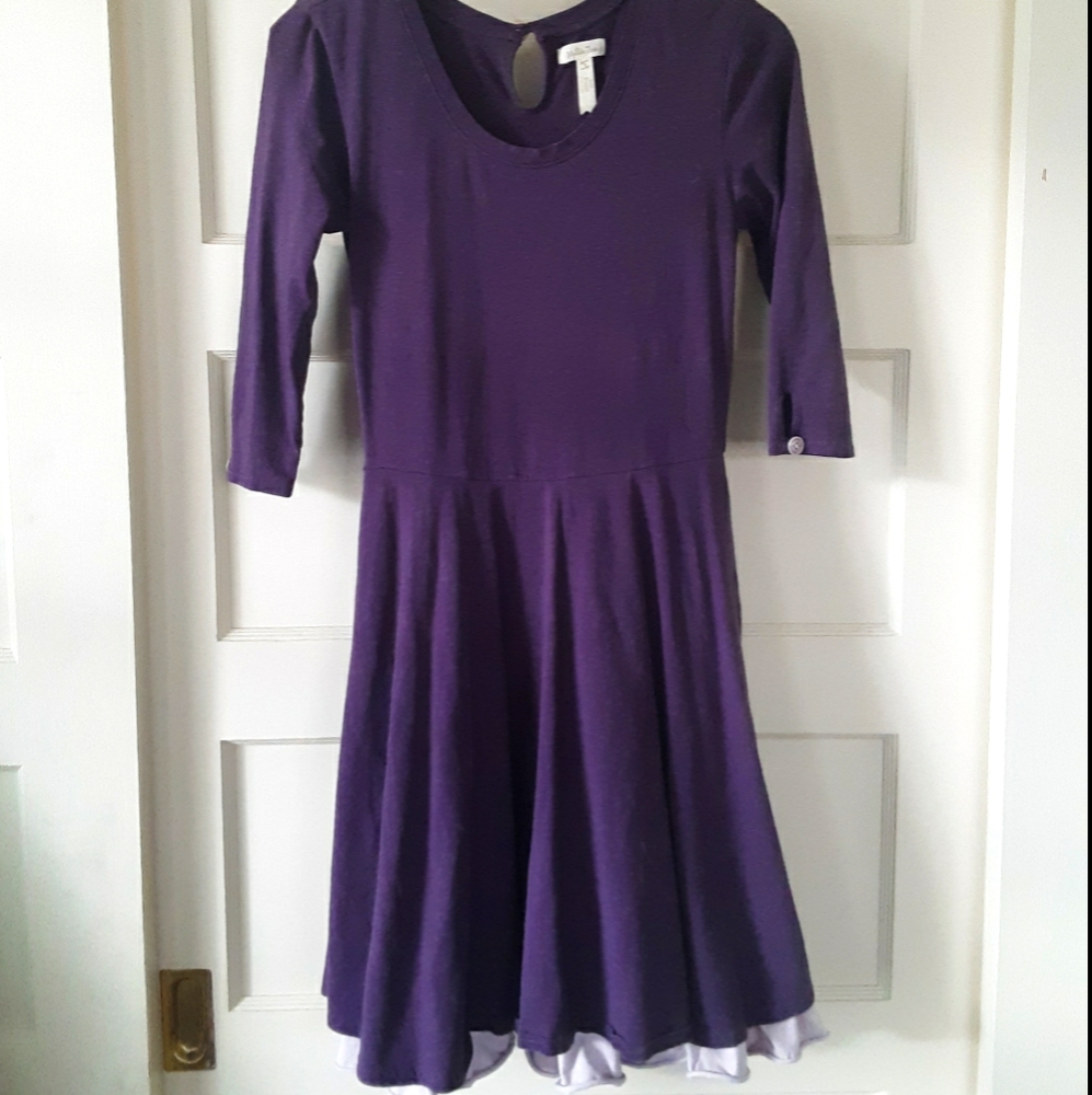 Matilda jane plum flair dress